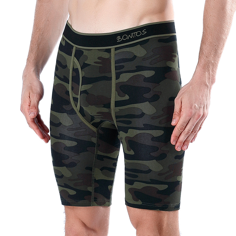 Boxer Brief Pack Cotton - Front Opening Long Men's Panties Cotton