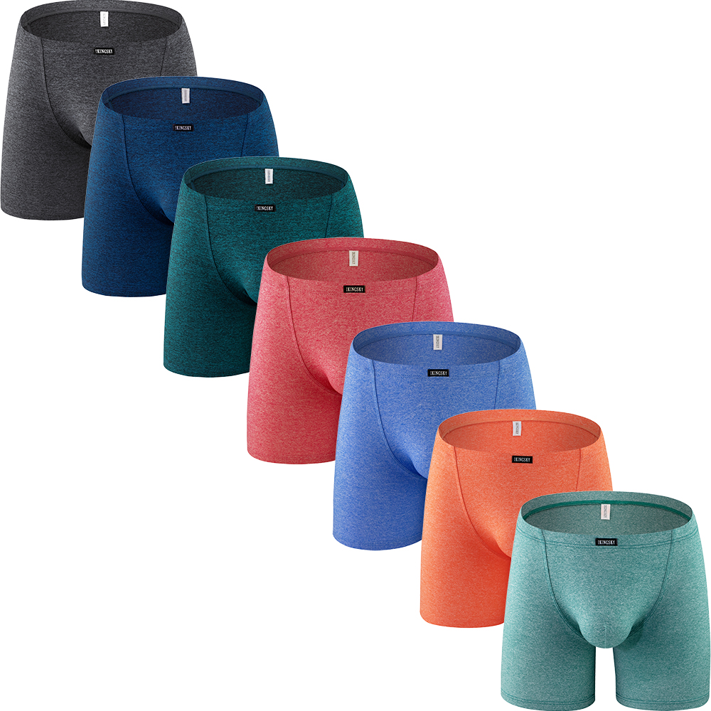 iKingsky Men's Long Leg Boxer  - Long Leg Trunk Men reseña y precio