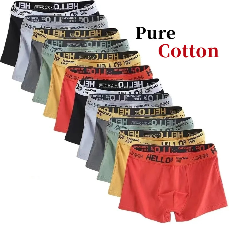 10Pieces/ Men's Underwear Men  - Boxer Brief Pack Cotton reseña y precio