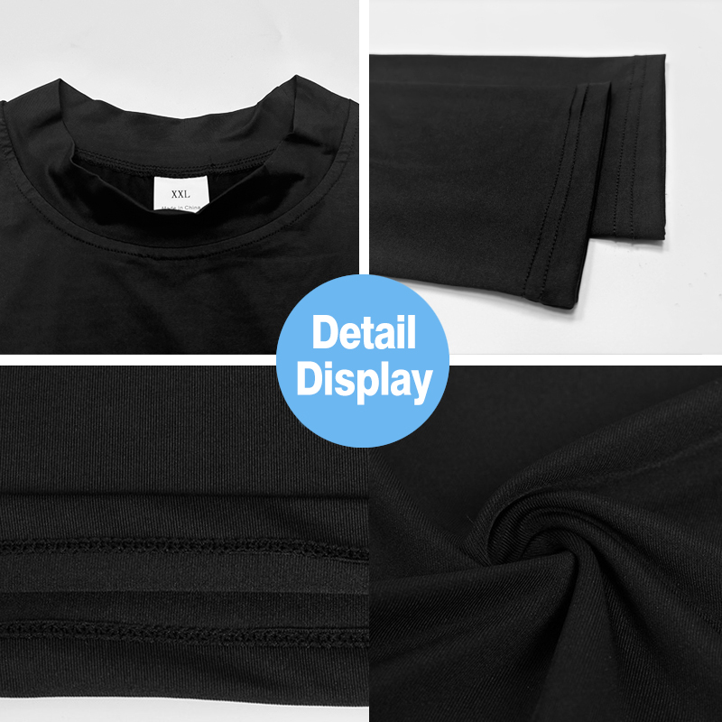 Men's Turtleneck Long-Sleeved  - T Shirt Tight Fit reseña y precio