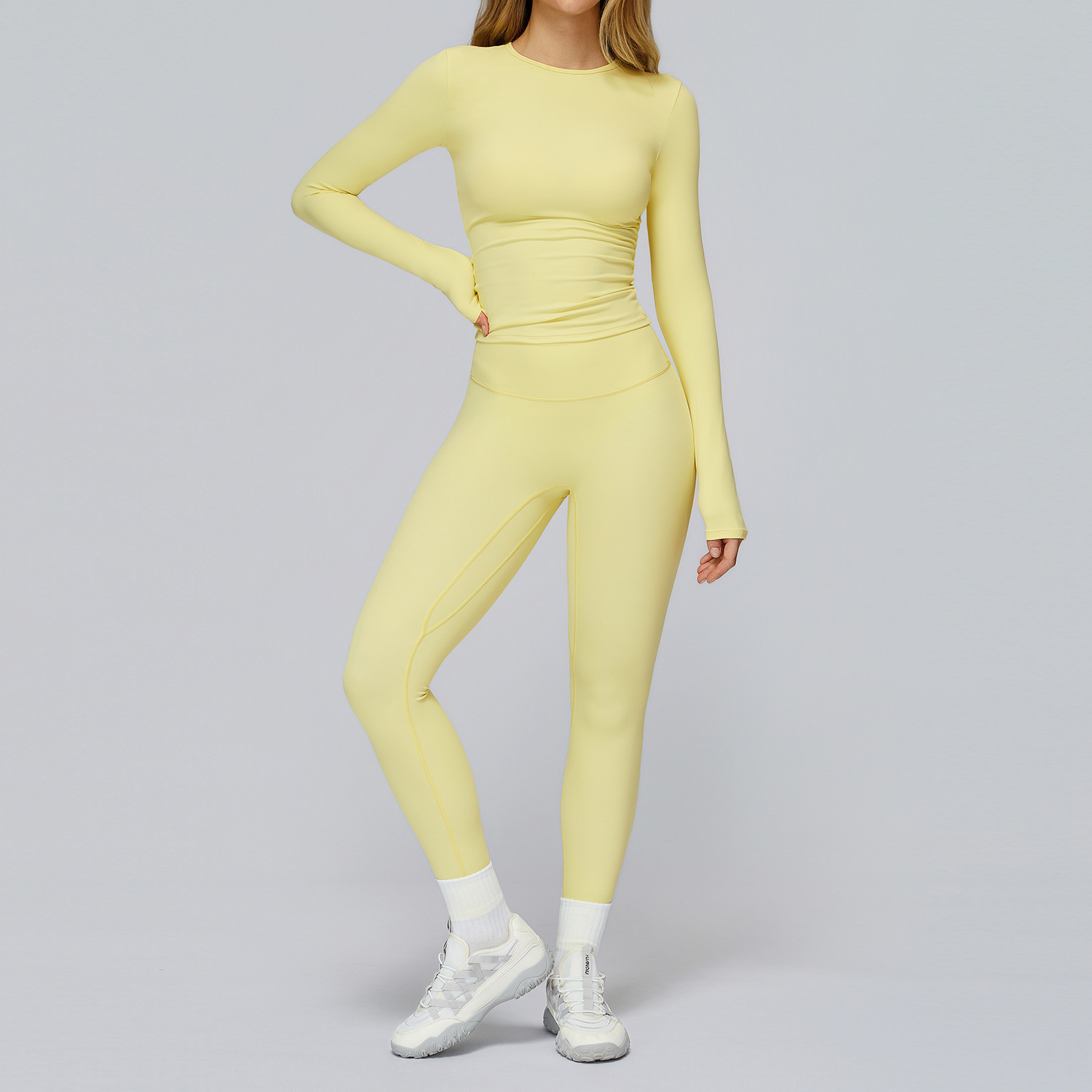 Workout Set 2PCS Seamless Yoga - Compression Long Pant reseña y precio