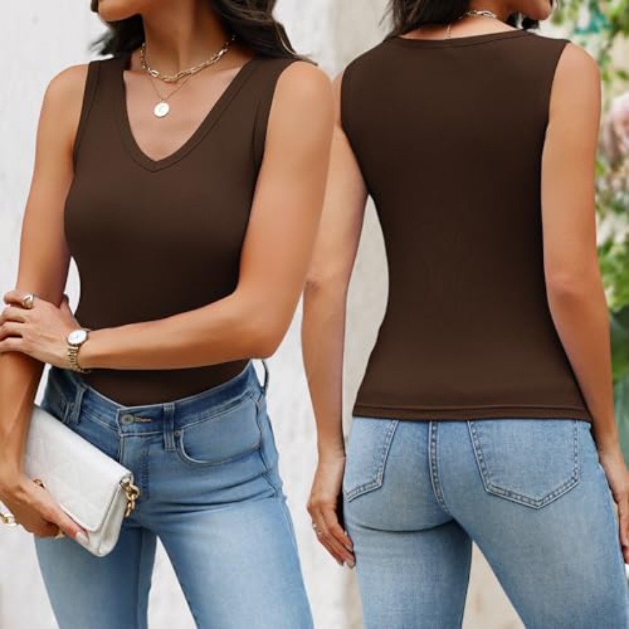 Chulianyouhuo Womens Sleeveles - Tank Top Ribbed reseña y precio