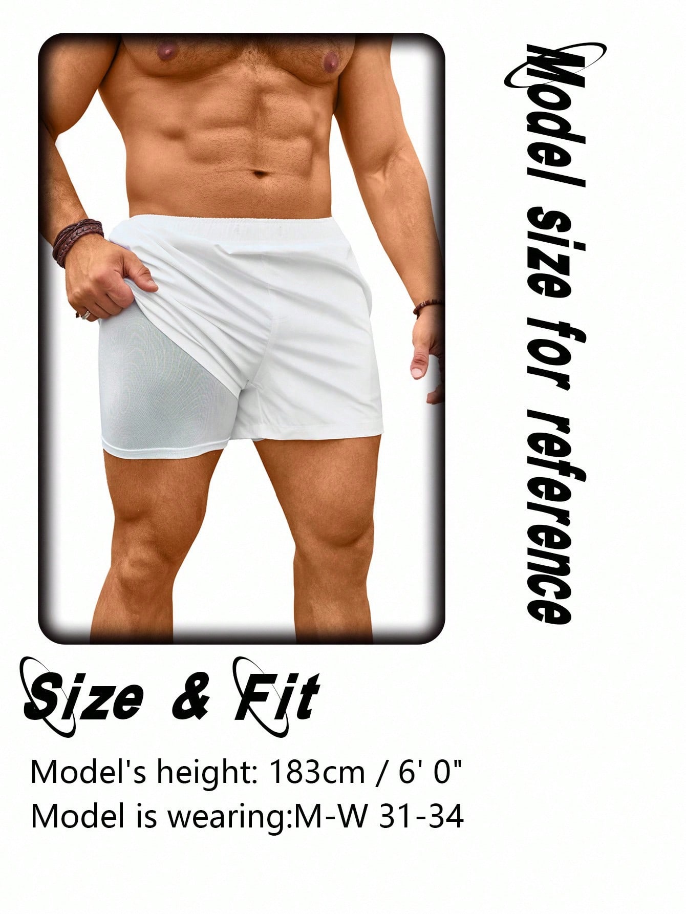 Men's Swimming Trunks Drawstri - Bamboo Fiber Trunk reseña y precio
