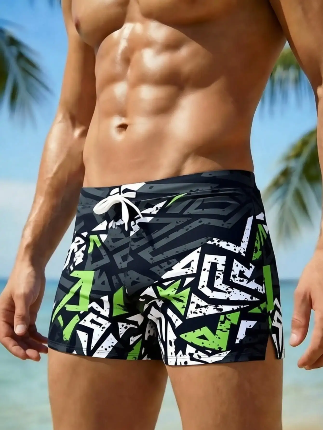Men's Fashion Printed Pattern  - Bamboo Fiber Trunk reseña y precio