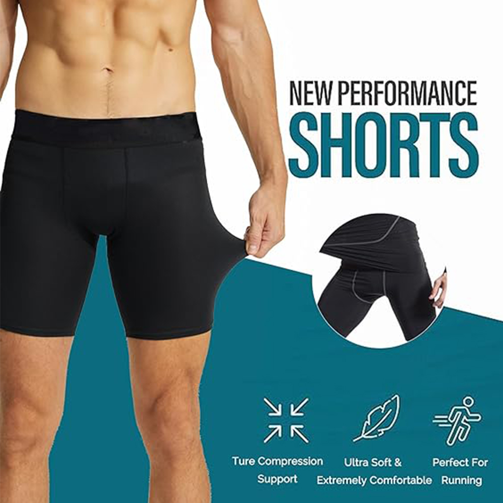 3 Pack Compression Shorts Men  - Compression Shorts Athletes reseña y precio