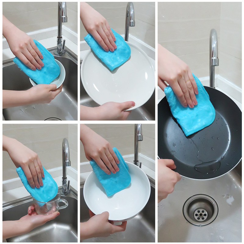 2-Pack Ultra-Fine Fiber Dishcl - Bamboo Fiber Trunk reseña y precio