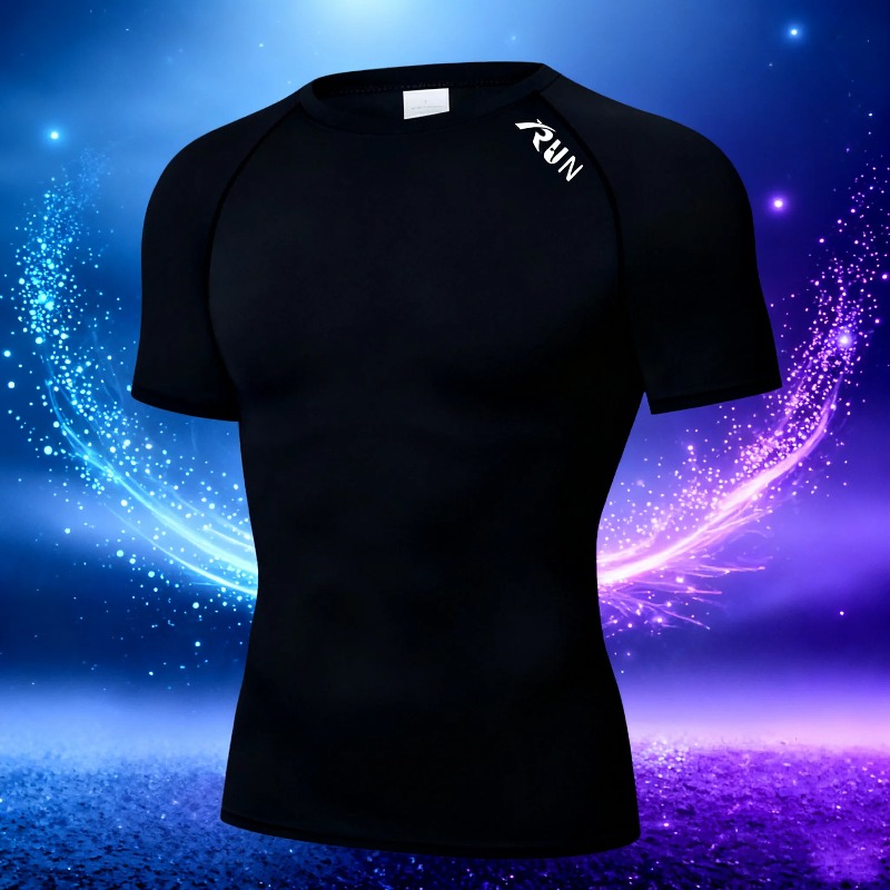 Men Quick Dry Compression Elas - T Shirt Tight Fit reseña y precio