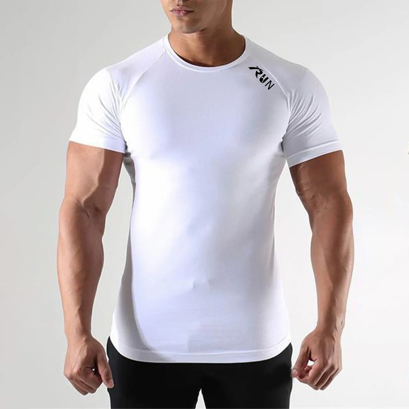 Men Quick Dry Compression Elas - T Shirt Tight Fit reseña y precio