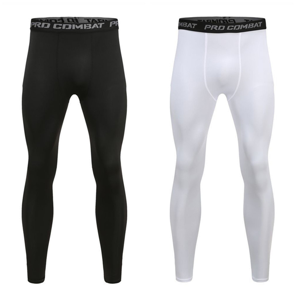 Men Gym Sportswear Muscle Body - Compression Long Pant reseña y precio