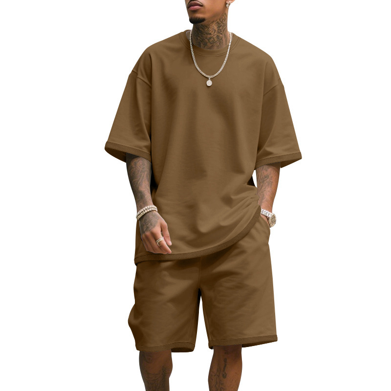 Men's Casual Two Piece Set Sum - T Shirt Tight Fit reseña y precio