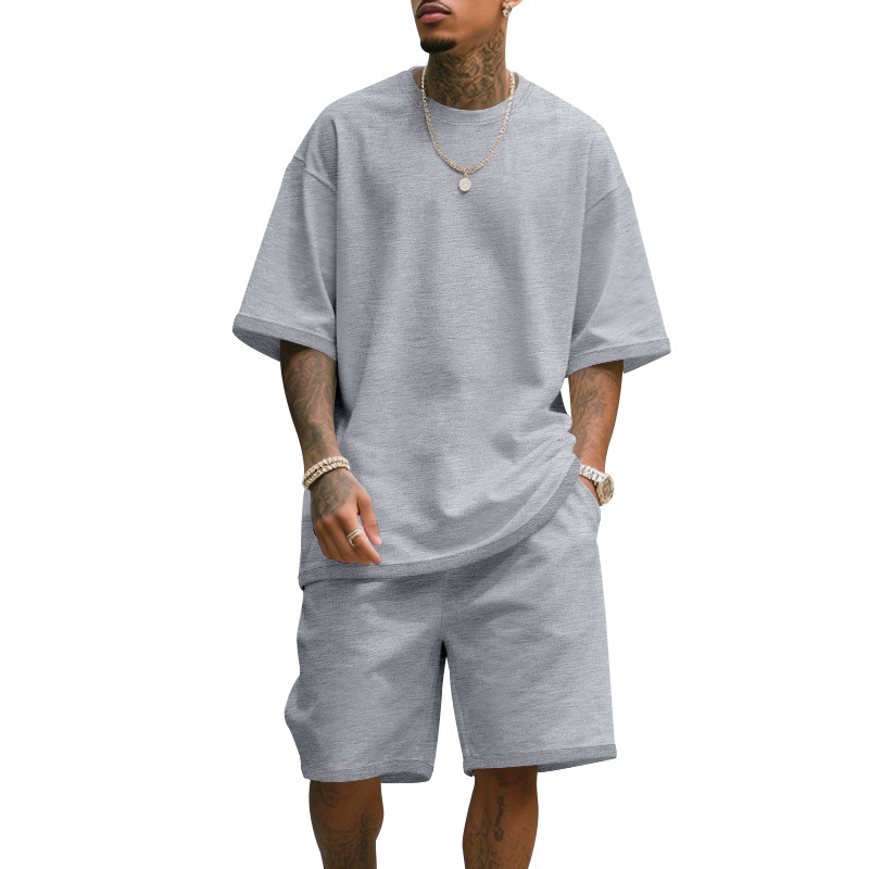 Men's Casual Two Piece Set Sum - T Shirt Tight Fit reseña y precio