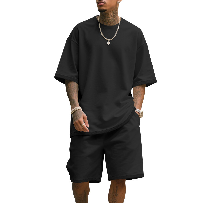 Men's Casual Two Piece Set Sum - T Shirt Tight Fit reseña y precio