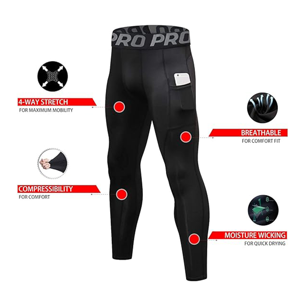 Men's Compression Pants Long J - Compression Long Pant reseña y precio