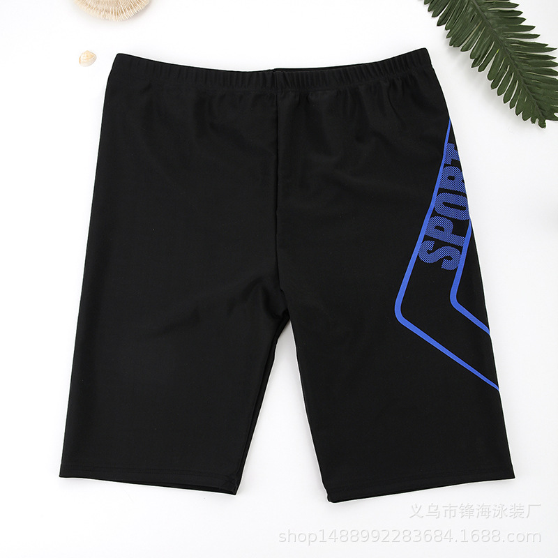 Blue quick-dry swim trunks for - Long Leg Trunk Men reseña y precio