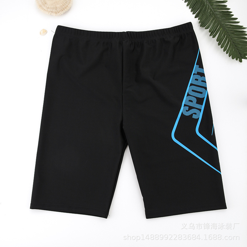 Blue quick-dry swim trunks for - Long Leg Trunk Men reseña y precio