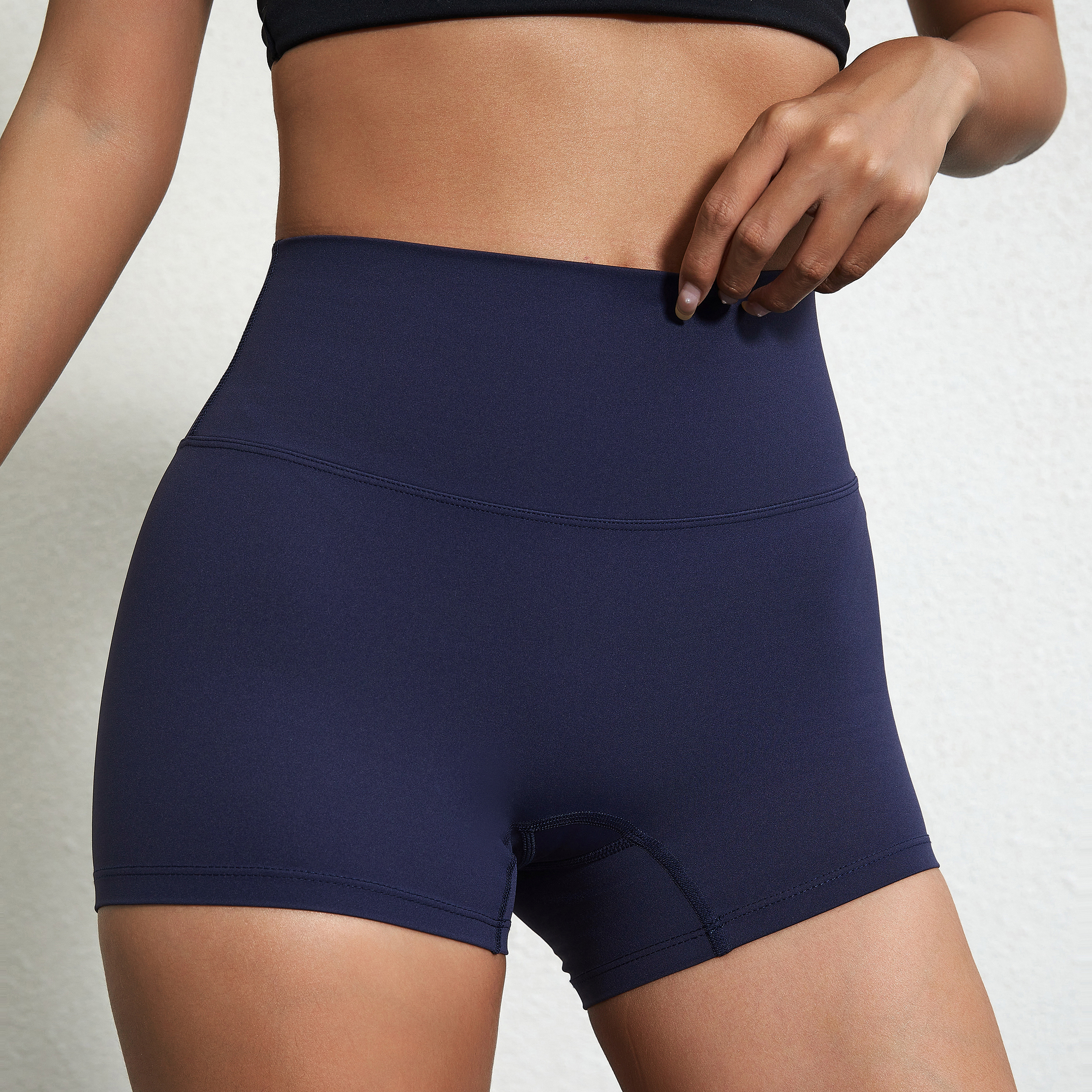 Sexy Solid Color High Waist Yo - Compression Shorts Athletes reseña y precio
