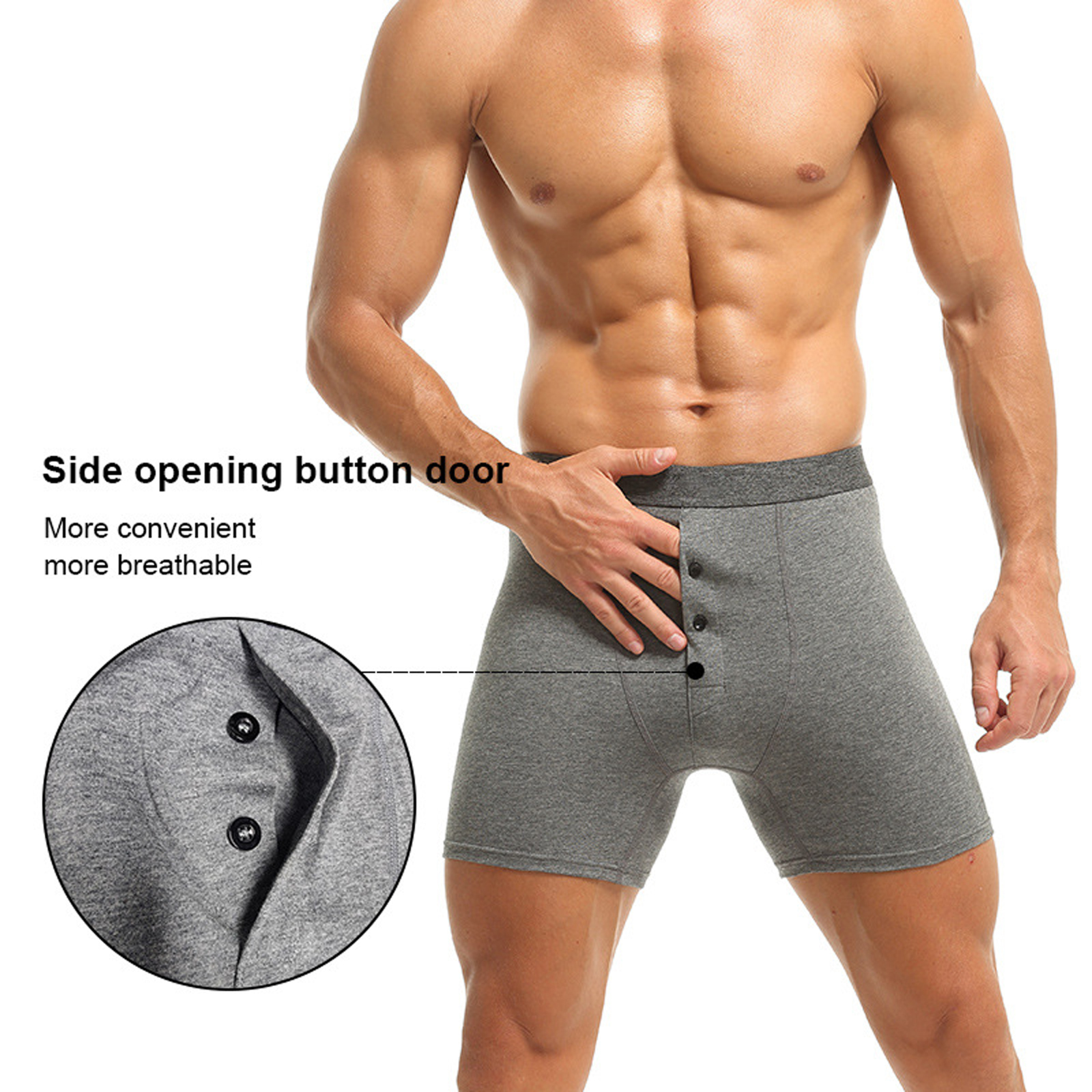 Men Underwear Panties Fabric C - Boxer Brief Pack Cotton reseña y precio
