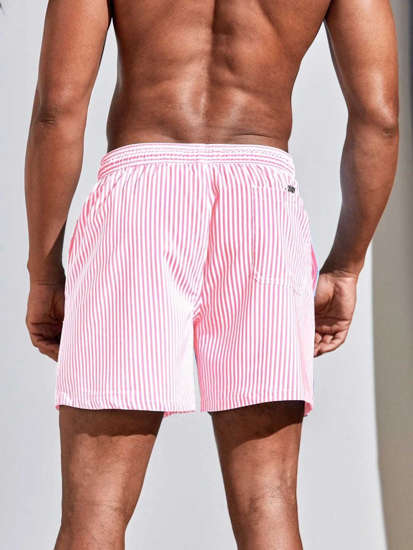 Men Vertical Striped Drawstrin - Bamboo Fiber Trunk reseña y precio