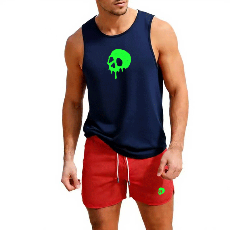 Fitness loose men tank top  sl - Sleeveless Undershirt reseña y precio