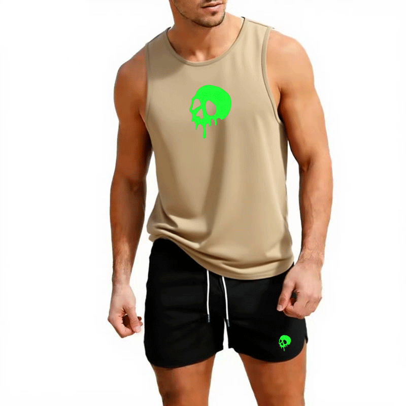 Fitness loose men tank top  sl - Sleeveless Undershirt reseña y precio