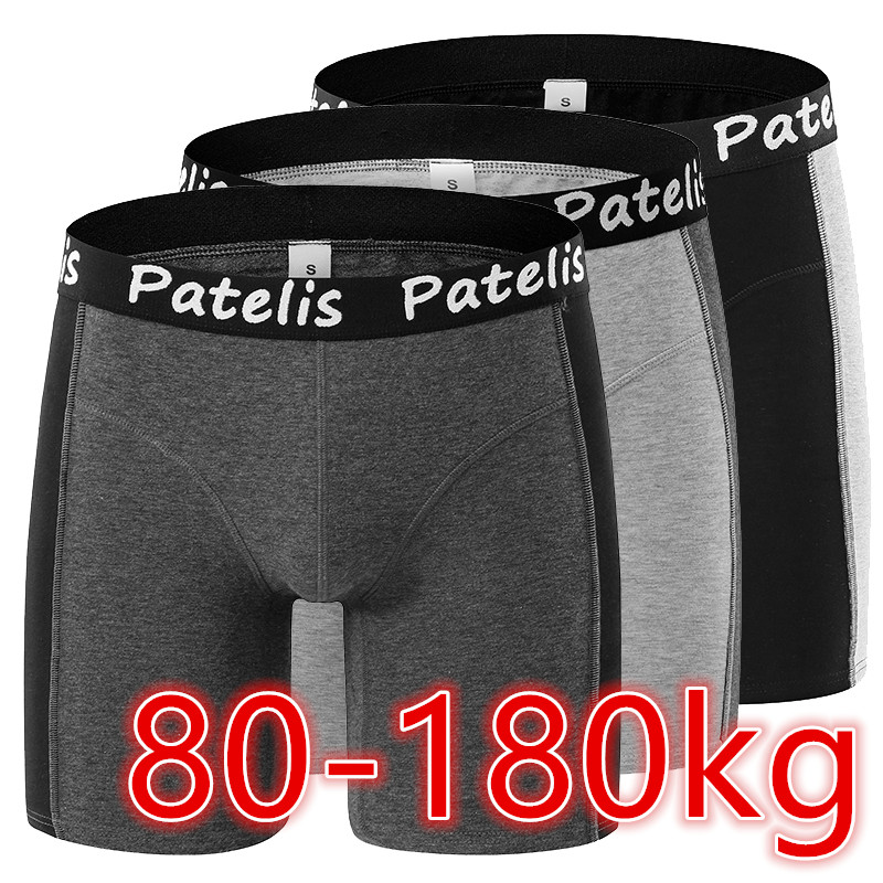 Men Boxers Plus Size Underwear - Boxer Brief Pack Cotton reseña y precio