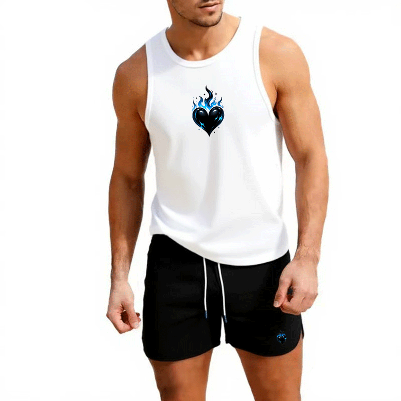 Fitness loose men tank top  sl - Sleeveless Undershirt reseña y precio
