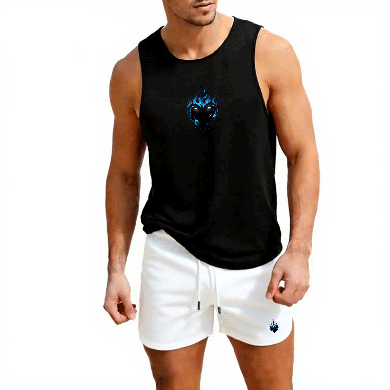 Fitness loose men tank top  sl - Sleeveless Undershirt reseña y precio