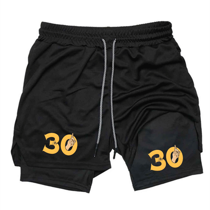 Summer Breathable Two-in-one D - Compression Shorts Athletes reseña y precio
