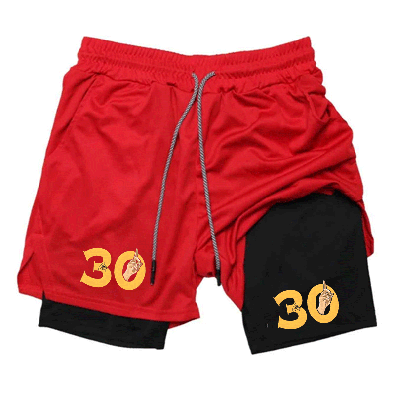 Summer Breathable Two-in-one D - Compression Shorts Athletes reseña y precio