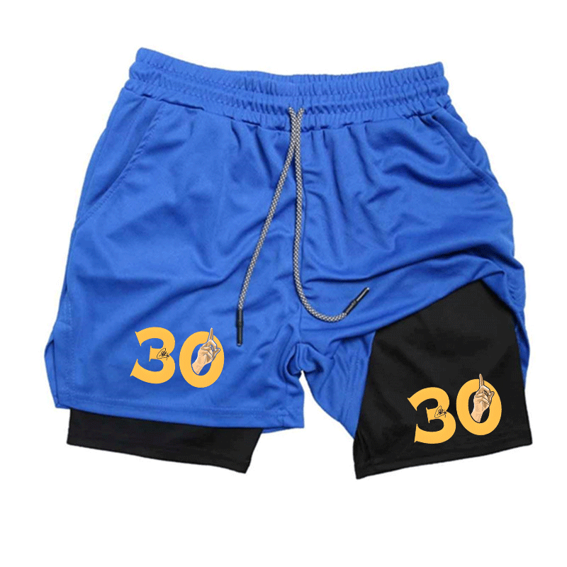 Summer Breathable Two-in-one D - Compression Shorts Athletes reseña y precio
