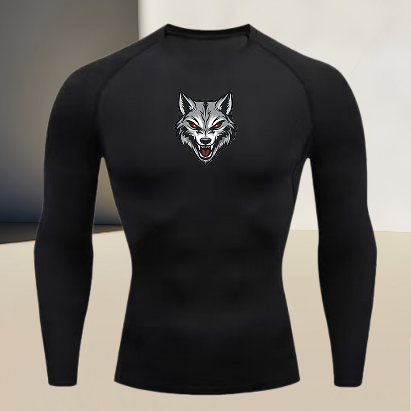 Men's long sleeved round neck  - T Shirt Tight Fit reseña y precio