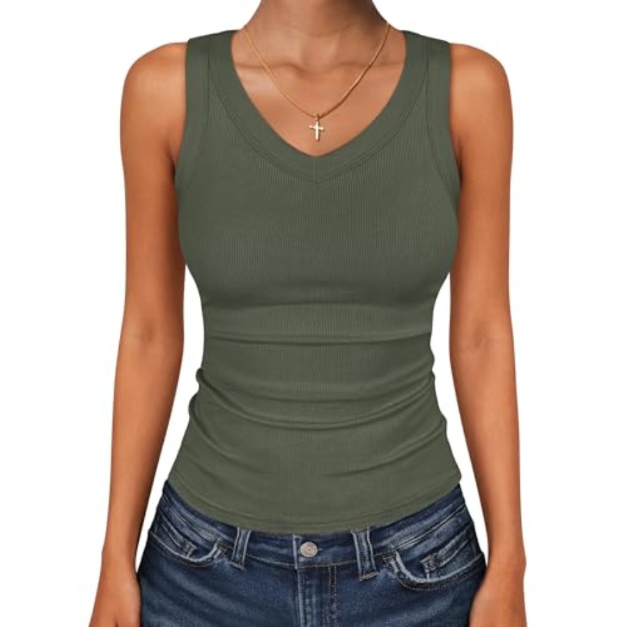 ANRABESS Tank Tops for Women V - Tank Top Ribbed reseña y precio