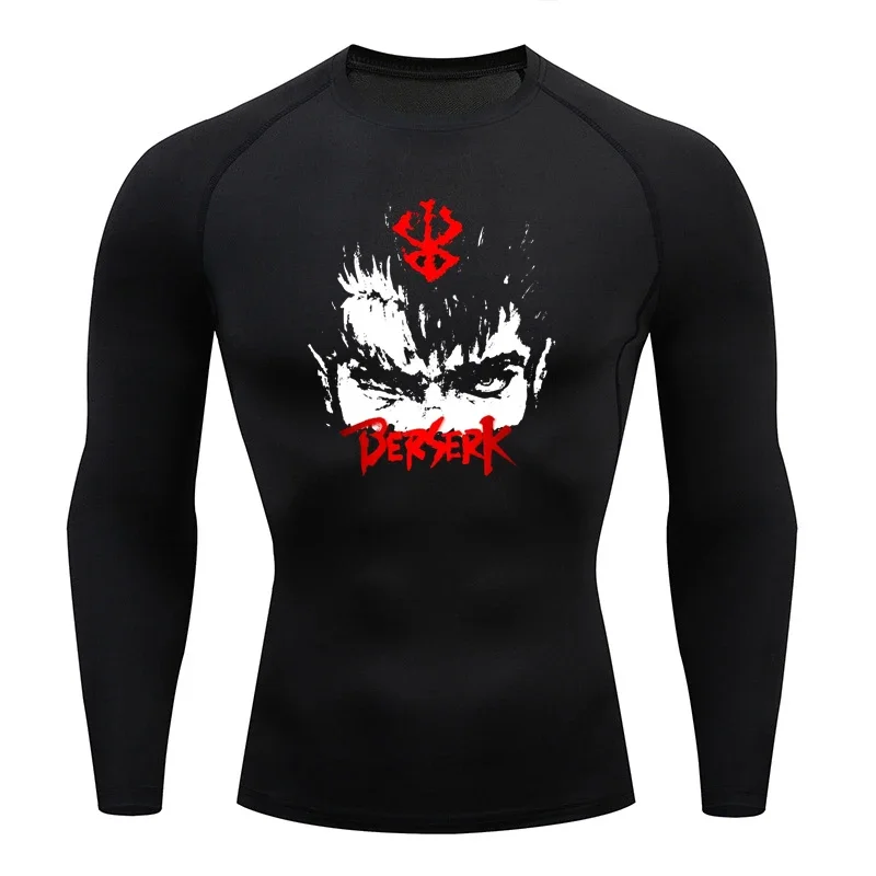 Sportswear for Men Gym Anime B - T Shirt Tight Fit reseña y precio