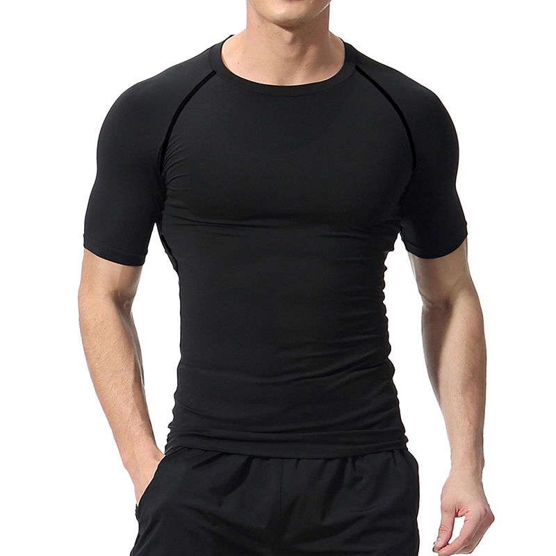 Cross Print Compression Shirt  - Base Layer Top reseña y precio