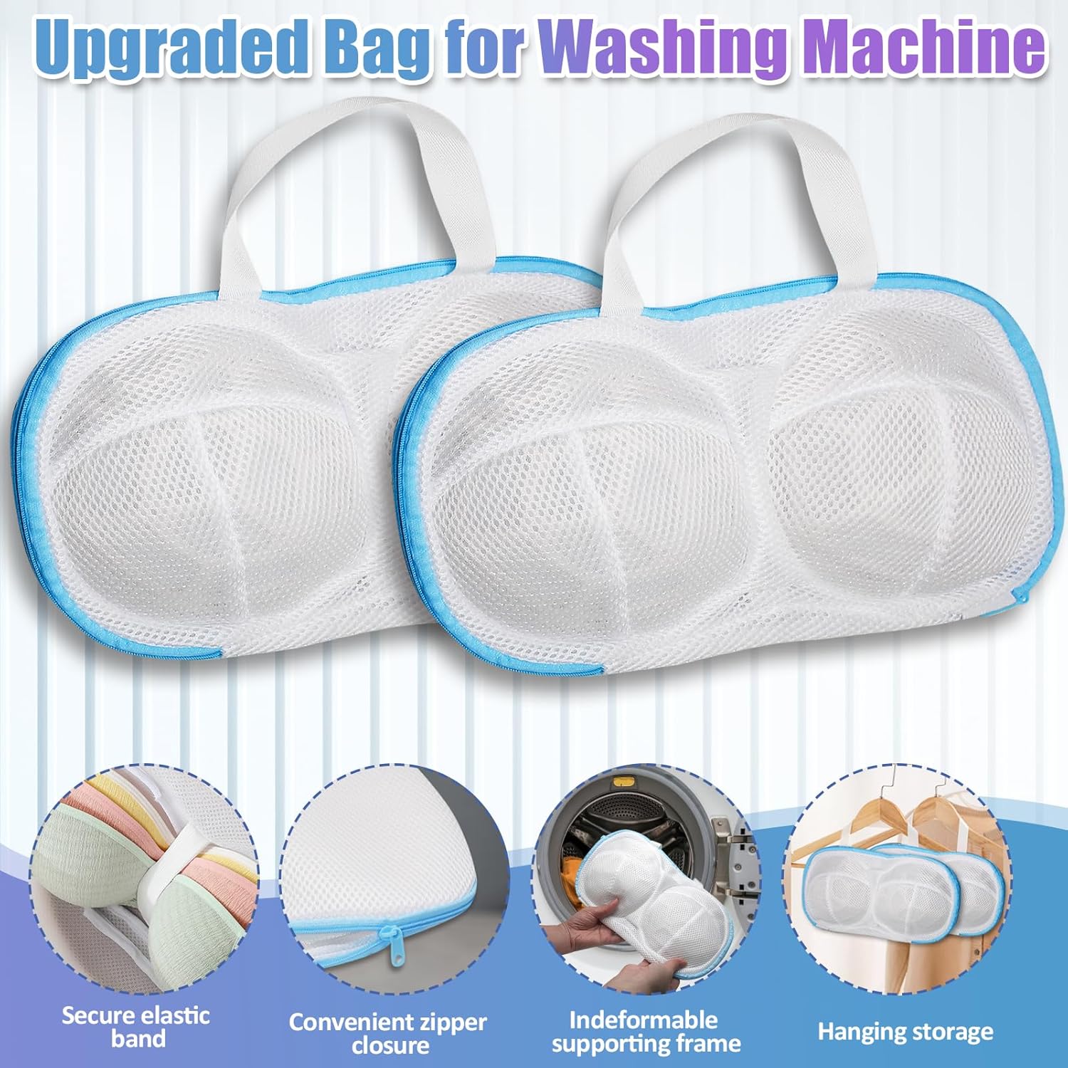 2-Pack Bra Wash Bags- Non-Defo - Multi Pack Underwear reseña y precio