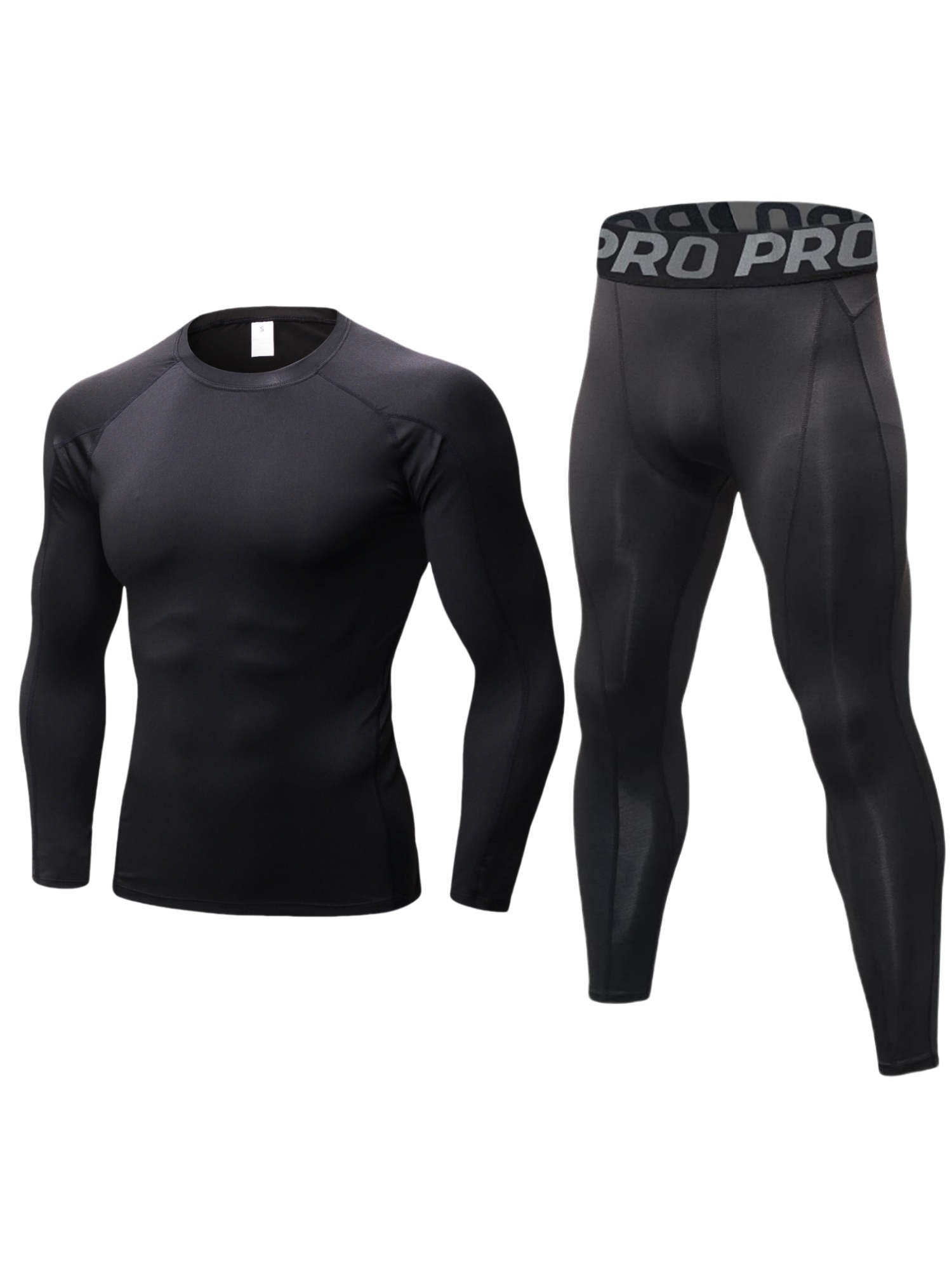 Mens Workout Compression Set P - Compression Long Pant reseña y precio