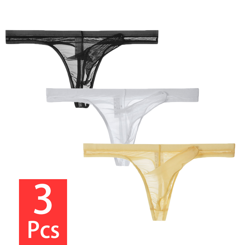 3Pcs/lot Men Underwear T-Back  - Multi Pack Underwear reseña y precio