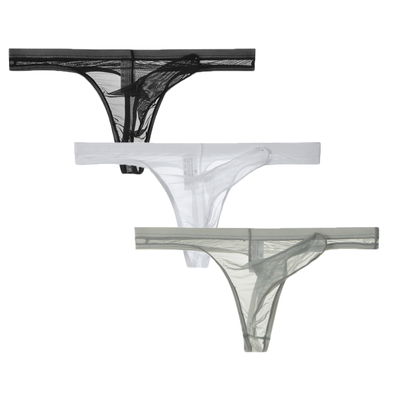 3Pcs/lot Men Underwear T-Back  - Multi Pack Underwear reseña y precio