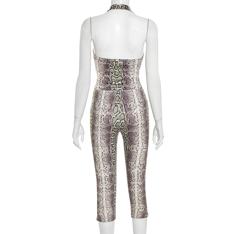 Serpentine Print Women Sexy 2  - Suspender Tank Top reseña y precio