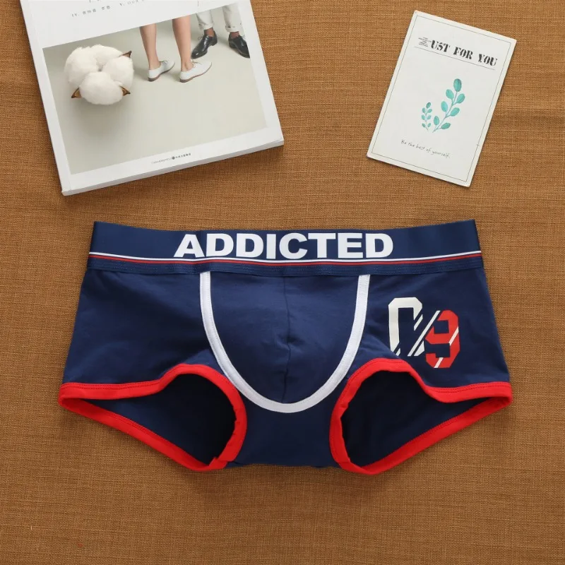 Addicted men's Korean alphabet - Boxer Brief Pack Cotton reseña y precio