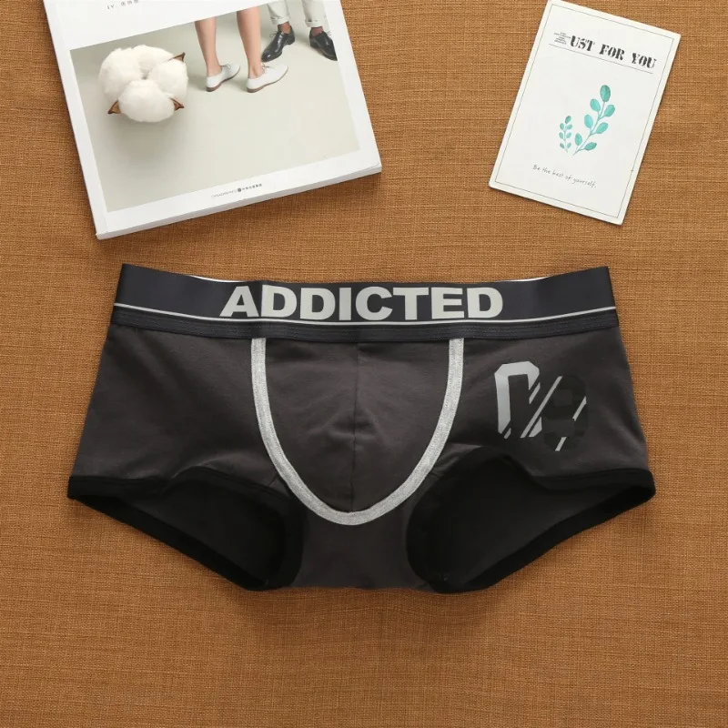 Addicted men's Korean alphabet - Boxer Brief Pack Cotton reseña y precio