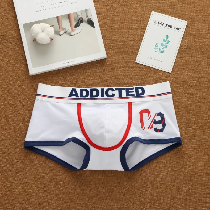 Addicted men's Korean alphabet - Boxer Brief Pack Cotton reseña y precio