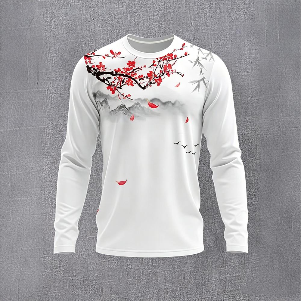 Chinese Style Ink Plum Blossom - Base Layer Top reseña y precio