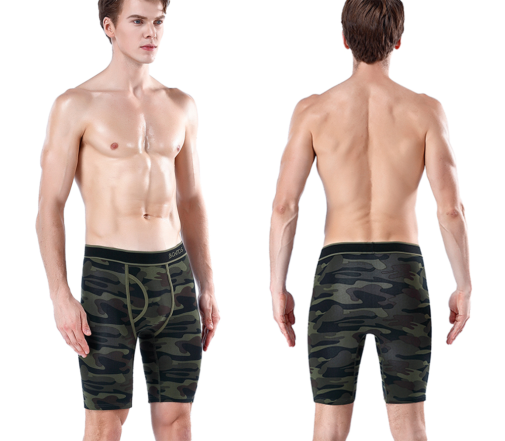 Front Opening Long Men's Panti - Boxer Brief Pack Cotton reseña y precio