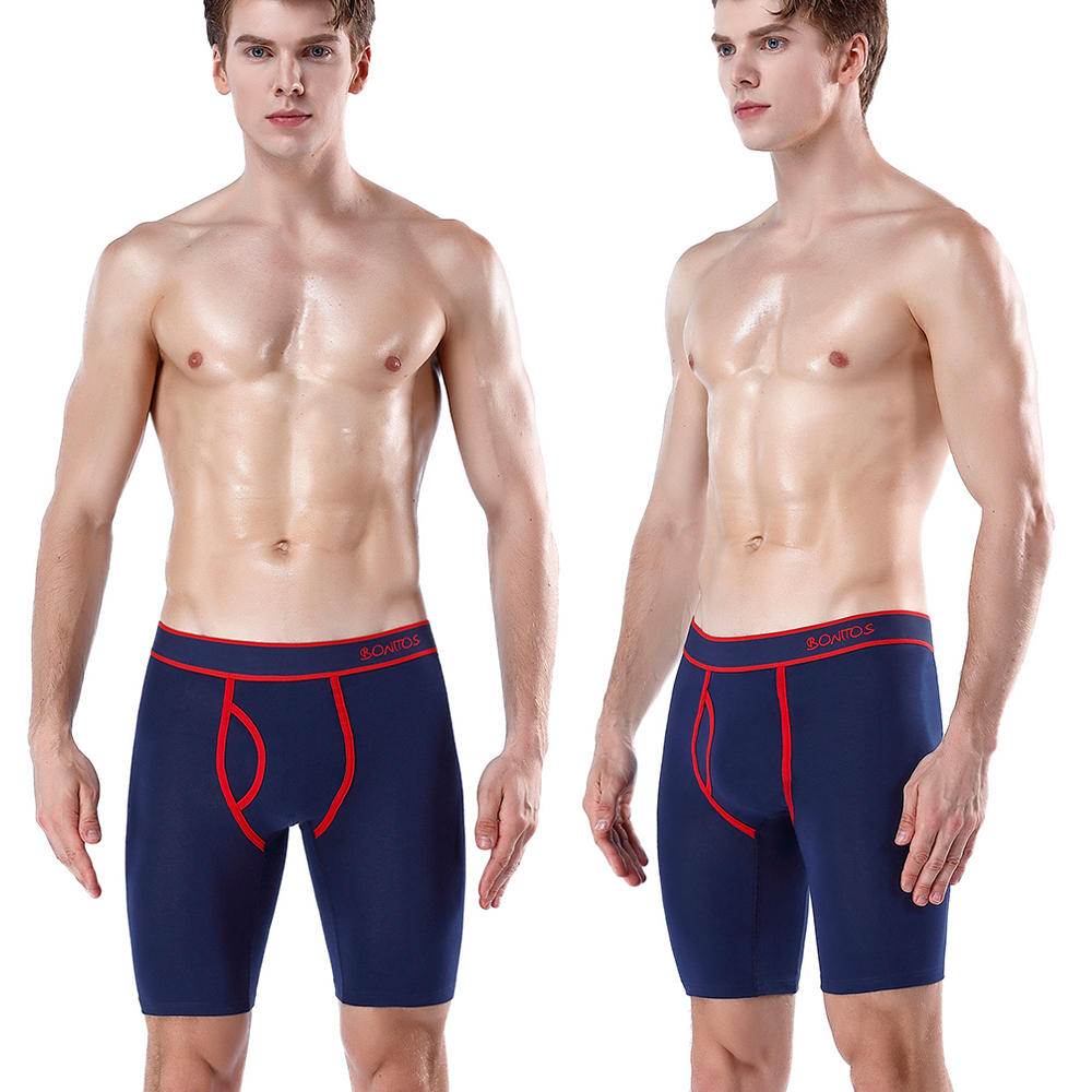 Front Opening Long Men's Panti - Boxer Brief Pack Cotton reseña y precio