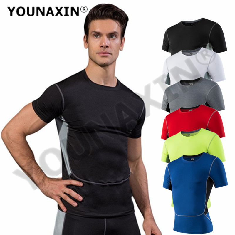 Men Top Sports T-Shirts Compre - T Shirt Tight Fit reseña y precio