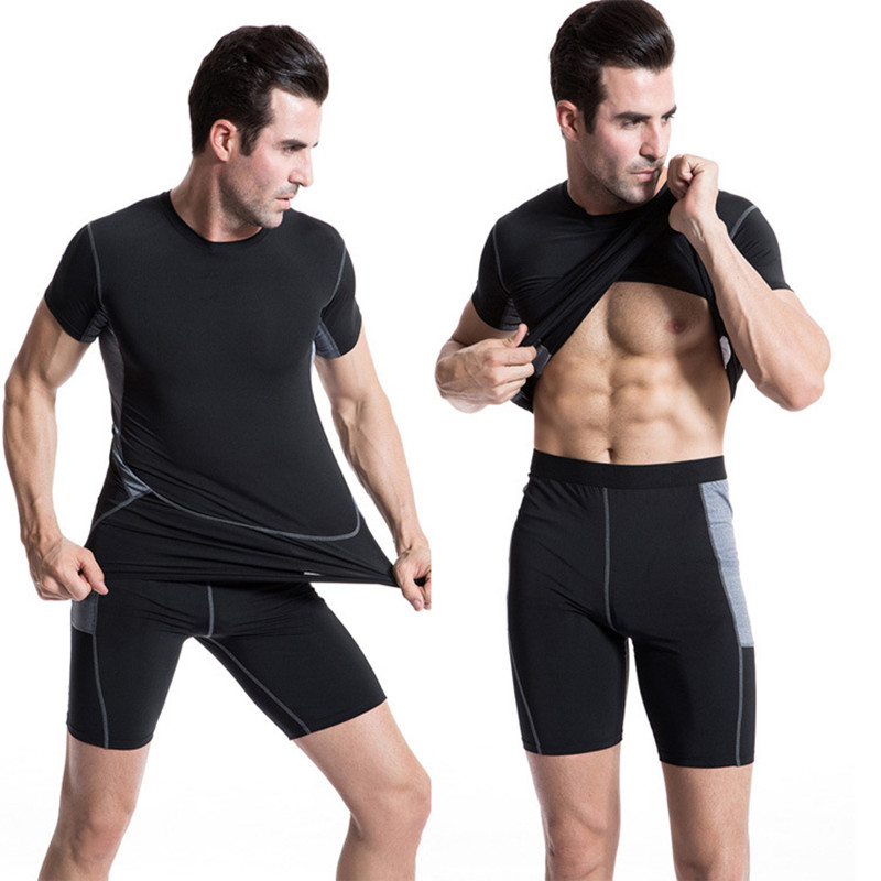 Men Top Sports T-Shirts Compre - T Shirt Tight Fit reseña y precio
