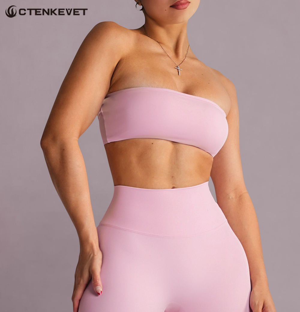Strapless Sports Bra Gym Crop  - Quick Dry Underwear reseña y precio