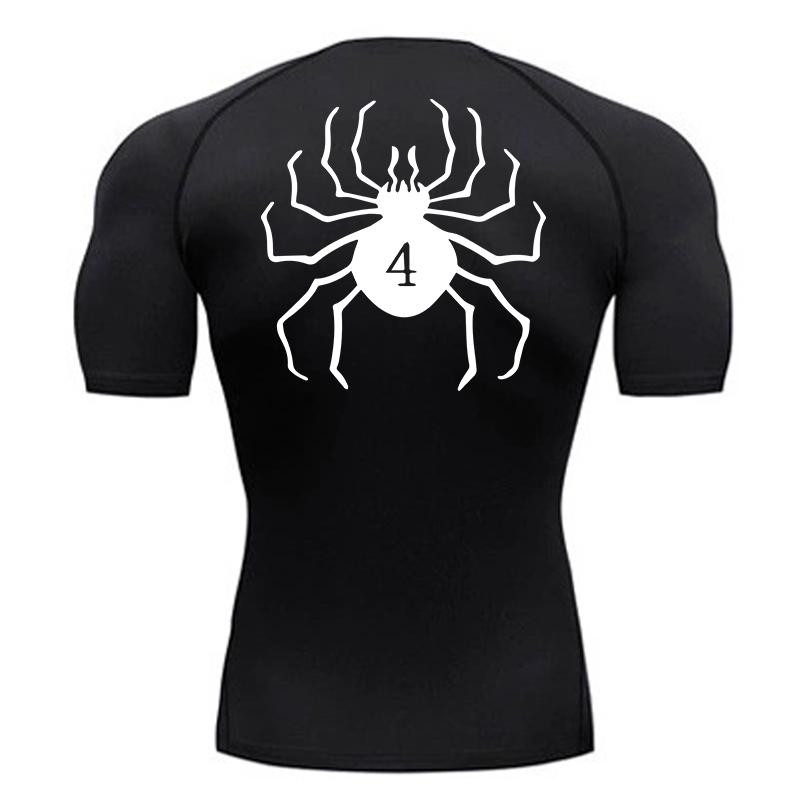 Spider Print Compression Shirt - Base Layer Top reseña y precio