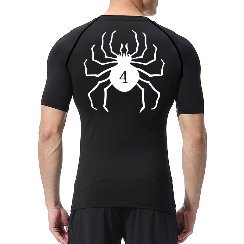 Spider Print Compression Shirt - Base Layer Top reseña y precio